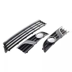 Grille inférieure de pare-chocs avant avec logement pour feux antibrouillard pour Volkswagen Polo berline 2011-2013 - Product Image 5