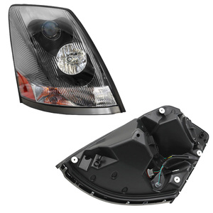 Conjunto de Faros Halógenos para Camiones de Servicio Pesado, Compatibles con <span class=keywords><strong>Volvo</strong></span> VNL 2004-2017, Carcasa Negra, Juego de Dos Faros Delanteros - Product Image 2