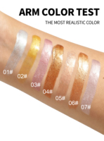 Highlighter Liquide Vegan Pigmenté Waterproof Effet Scintillant pour les Yeux et le Visage Marque Privée