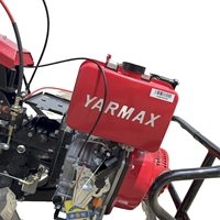 Cultivateur agricole multifonctionnel à démarrage électrique diesel 4WD 186F