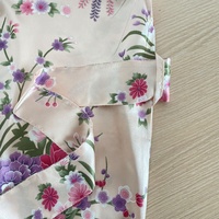 RTS 10 couleurs mode femmes vêtements de nuit imprimé fleuri Satin Robe Floral vêtements de nuit décontractés maison vêtements Robe de nuit