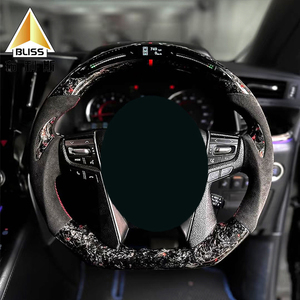 Pièces détachées de course Bouton de commande du volant Table de volant Ensemble de couvertures de volant en <span class=keywords><strong>bois</strong></span> pour Toyota Alphard - Product Image 3
