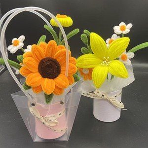 Ramo <span class=keywords><strong>de</strong></span> Flores con Limpiapipas, Ramo <span class=keywords><strong>de</strong></span> Flores para el Día <span class=keywords><strong>de</strong></span> la Madre, Regalos para el Día <span class=keywords><strong>de</strong></span> la Madre, Mejor Vendedor - Product Image 2
