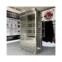 Machine à griller les kebabs au gaz en acier inoxydable de haute qualité avec 6/8 broches, rôtissoire à poulet, équipement de restaurant