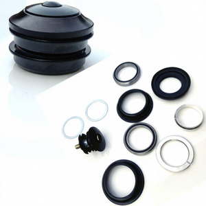 ชุดชุดหัวจับโช้คอัพจักรยานเสือภูเขา Peilin ขนาด 44 มม. ทำจากอะลูมิเนียมและพลาสติกสีดำ ทนทาน เหมาะสำหรับจักรยานเสือภูเขา - Product Image 1