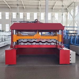 840Automatische Dachplatte Farbe Stahl glasierte Fliesene Platte Rolle Formmaschine Lieferant - Product Image 2