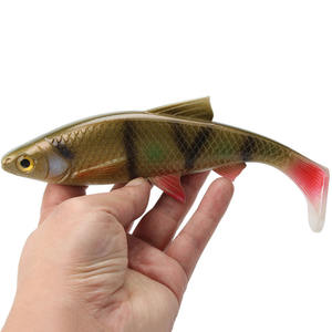 <span class=keywords><strong>Leurre</strong></span> souple Spinpoler 3D scanné, 20cm 84g, type Slender River Roach, queue en T, avec fente pour hochet, pour la pêche <span class=keywords><strong>au</strong></span> brochet - Product Image 2