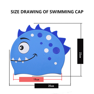 3D lindo 65g personalizado para niños personalizado profesional <span class=keywords><strong>piscina</strong></span> gorros de natación - Product Image 5