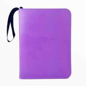 Carpeta de Tarjetas Personalizada de Fábrica, Color Sólido, con Cuatro Compartimentos y Cierre de PU, para Colección de Tarjetas de Juego, Bolsa para Tarjetas TCG - Product Image 1