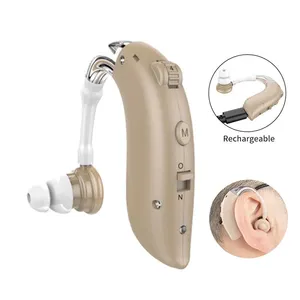 高齢者のための熱い販売の長い作業時間充電式の目に見えない補聴器のきれいな補聴器