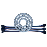 WS2815 DC12V Module d'affichage flexible à écran matriciel 3 broches 4 broches adressable individuellement et anneau LED