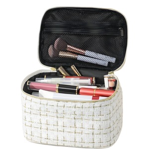 Gran oferta, bolsa <span class=keywords><strong>de</strong></span> maquillaje portátil <span class=keywords><strong>de</strong></span> mano <span class=keywords><strong>de</strong></span> Color crema sólido resistente al agua <span class=keywords><strong>para</strong></span> <span class=keywords><strong>mujer</strong></span> y niña, bolsa <span class=keywords><strong>de</strong></span> mano y estuches <span class=keywords><strong>para</strong></span> cosméticos - Product Image 2