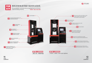 Máquina de Teste de Tração Hidráulica Universal WYW-1000DS1000kN UTM/Máquina de Teste Universal Máquina de Teste de Tração Universal - Product Image 4