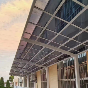 Waterproof Outdoor Aluminum <span class=keywords><strong>Frame</strong></span> Policarbonato <span class=keywords><strong>Canopy</strong></span> Varanda Toldo Pátio Cobrindo para Jardim Casa Estacionamento Carro Shed - Product Image 2