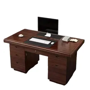 Simple Luxury classic Office Desk Factory direct modern simple computer desk bookshelf writing desk