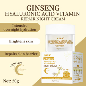 Crema Viso Illuminante al Ginseng, Acido Ialuronico e Vitamina 20g per Levigare, Rassodare e Rimuovere le Macchie Scure - Product Image 5