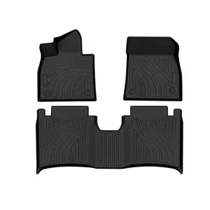 Tapis de sol 3D TPE tout temps pour ZEEKR 001 Tapis de sol imperméable et antidérapant pour voiture Tapis personnalisé pour voiture