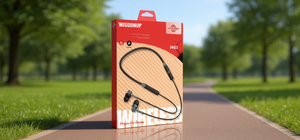 Auriculares Inalámbricos con Banda para el Cuello WISDOMUP, BT 5.0, IPX4, Auriculares Deportivos con Carga Micro USB - Product Image 2