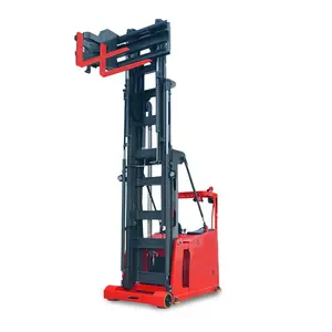 Very Narrow Aisle / Vna 3 Ways Reach Battery Truck <strong>Forklift</strong> Self-Lifter <strong>Stacker</strong> <strong>Semi</strong>-<strong>Electric</strong> <strong>Pallet</strong> <strong>Stacker</strong> - Product Image 1