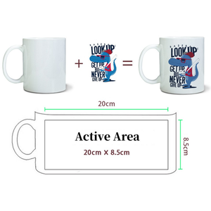 Taza Blanca Lisa para Sublimación en Oferta, Taza de Cerámica Blanca de 11 oz, Dimensiones Personalizables, Tazas de Café con Logotipo - Product Image 5