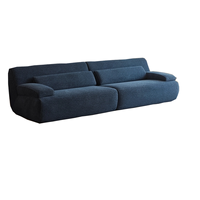 Canapé moderne compressé, canapé confortable avec 2 oreillers assortis pour salon ou chambre à coucher, compressé dans deux boîtes