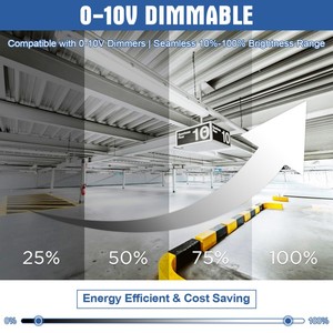 Luminaire intérieur anti-explosion pour entrepôt, 100W/80W/60W, CCT réglable, lampe LED anti-vapeur 8 pieds - Product Image 6