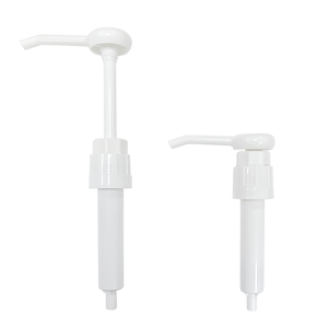 Dispensador de bomba de galón de plástico blanco 38/400 resistente, champú, loción de jabón líquido, bomba de botella de plástico con boquilla larga - Product Image 5