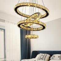 TSINYE-Grande lampe ronde décorative en cristal personnalisée, lustre d'intérieur moderne en cristal pour hôtel