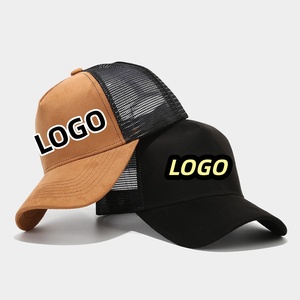 Trucker Mũ Chất Lượng Cao Trống 5 Máy Bay Snapback Cap Da Vá Đồng Bằng Lưới Trucker <span class=keywords><strong>Hat</strong></span> Cho Nam Giới - Product Image 6