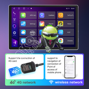 13,1 pulgadas 8 Core 4G tarjeta Sim QLED 2K pantalla DSP Carplay <span class=keywords><strong>Android</strong></span> Auto navegación GPS doble Din coche Radio con Base de 9/10 pulgadas - Product Image 3
