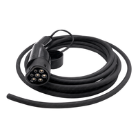 Câble de charge EV Type 2 Câble de charge EV Type 2 Mode 2 Chargeur de voiture électrique 16A Prise UE 7 broches