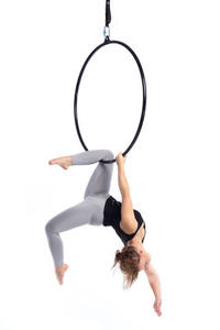 Cerceau de <span class=keywords><strong>cirque</strong></span> en acier inoxydable avec matériel de gréement - Product Image 2