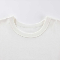 Geribbeld Katoenen Dames T-Shirt Groothandel Hoge Kwaliteit Zwaargewicht Gepersonaliseerde Crop Getailleerd T-Shirt Voor Mannen