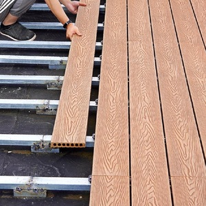 Tarima de WPC para Exteriores, Venta al por Mayor de Fábrica, Tarima de Madera Plástica Compuesta con Aspecto de Madera para Patio, Jardín y Terraza - Product Image 2