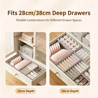 Organisateur de Tiroir Pliable pour Sous-vêtements, Culottes, Chaussettes et Soutiens-gorge – Boîte de Rangement pour Armoire – Vente Chaude