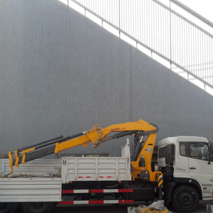 Camion plateau SQ12ZK3Q de bonne qualité avec grue à flèche articulée de 12 tonnes à vendre - Product Image 5