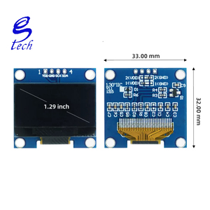 Écran OLED à cristaux liquides de 1,29 pouce SSD1315 29,42x14,7 mm Module d'affichage 128x64 Monochrome 4 broches IIC - Product Image 2