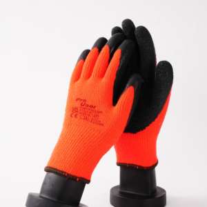 قفازات لاتكس بوزن 120 جرام، مطلية باللاتكس المجعّد للعمل، مع طلاء راحة اليد من اللاتكس - Product Image 3