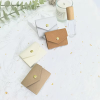 Jolie pochette en tissu pour bijoux avec fermeture à pression, anti-oxydation, personnalisable, 14*6