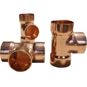 Hot Sale Price <b>Copper</b> Tee High Quality <b>Copper</b> Equal Diameter Tee Small and Middle Diameter Pipes <b>Copper</b> Tee - Product Image 2