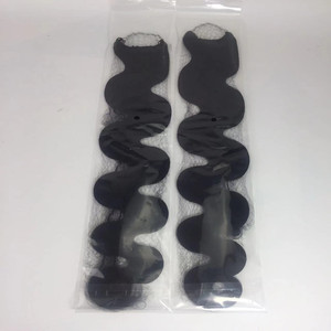 Emeda 100% trecce vergini brasiliane Double Drawn korea pre bonded hair extension con filo di <span class=keywords><strong>cotone</strong></span> double twin tips Hair extensi - Product Image 5