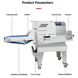 Rebanadora comercial totalmente automática para carne cocida, verduras en conserva, <span class=keywords><strong>cerdo</strong></span> estofado, jamón curado, ternera, cordero, Motor multifuncional - Product Image 4
