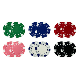 Clay Composite Custom Design Printable Logo Multi-denomination 14g 10g Poker Chips for Casino Party <b>Entertainment</b> - Product Image 1