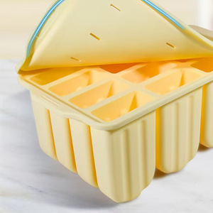 Moules à glace en silicone de dessin animé, moule à sucettes glacées, qualité alimentaire, sur mesure pour les enfants, friandises glacées maison - Product Image 5