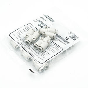 Conector Neumático en T Tipo Y SMC para Manguera de Aire, Uso Industrial, Nuevo, Rosca de Latón, Sellado Industrial - Product Image 1