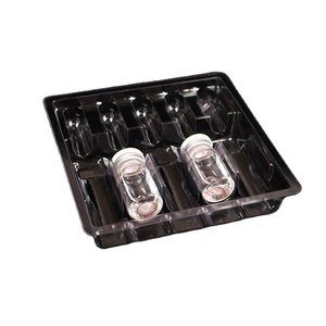 Clear Plastic Box PET 10pcs <strong>Medical</strong> Blister Packaging Vacuum Vials <strong>Tray</strong>