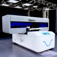 Mycolor Factory A3 Printer UV otomatis UV DTF Printer Flatbed Printer silinder untuk casing ponsel, akrilik, logam, kulit, Golf, botol