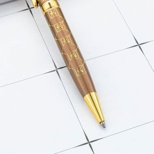 Wholesale 1.0Mm Custom Logo Metal Ballpoint Office Stationery Student Writing Hotel Conference Promotional Business <b>Pens</b> - Product Image 3
