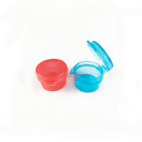 Mini-récipient cosmétique personnalisé 1g 3g 5g 10g, pot en plastique avec couvercle à clapet pour crèmes, baumes et échantillons de voyage