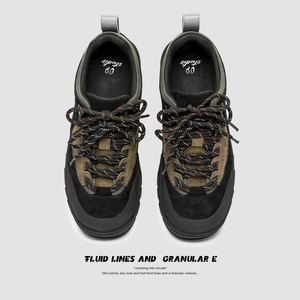 Mocassins décontractés à plateforme haute et lacets, à manches courtes, avec design patchwork, pour hommes et femmes, tendance mode 2025, nouveau style - Product Image 3